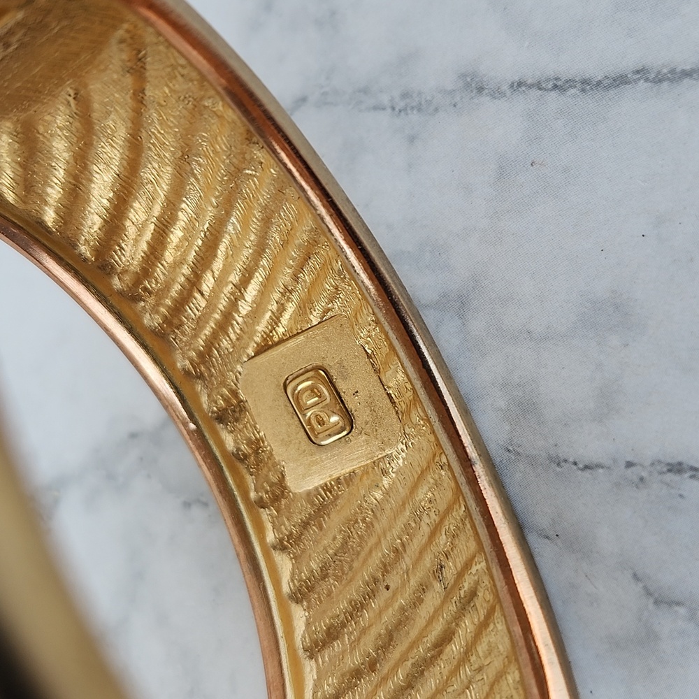 PREMIER DESIGNS CALDWELL GOLD CLAMPER BANGLE BRACELET - Picture 4 of 6